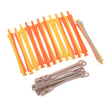 Maxbell Maxbell 12 Pieces Hair Grip Curlers Rollers Salon Hairdressing Styling Tool 1.6x9 cm
