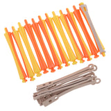 Maxbell Maxbell 12 Pieces Hair Grip Curlers Rollers Salon Hairdressing Styling Tool 1.6x9 cm