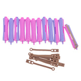 Maxbell Maxbell 12 Pieces Hair Grip Curlers Rollers Salon Hairdressing Styling Tool 2x9 cm