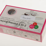 Maxbell Maxbell 3 in 1 Titanium Micro Needle Skin Derma Roller Microneedle 0.5+1.5+3.0mm
