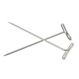 Maxbell Maxbell 12 Pieces T Shape Hair Extension Supplies Weaving Weft Pulling Hook Needle