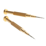 Maxbell 4 Pieces Precision Flat & Cross Screwdriver Eye Glasses Jewelry Repair Tools