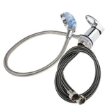 Maxbell Hot Cold Faucet Spray Hose Replacement Set for Spa Salon Shampoo Bowl 70cm - Aladdin Shoppers