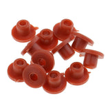 Maxbell Maxbell 100pcs Red Rubber Grommets Nipples Set For Tattoo Machine Needles Supplies