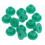 Maxbell Maxbell 100pcs Green Rubber Grommets Nipples Set For Tattoo Machine Needles Supplies