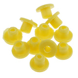 Maxbell Maxbell 100pcs Yellow Rubber Grommets Nipples Set For Tattoo Machine Needles Supply