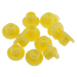 Maxbell Maxbell 100pcs Yellow Rubber Grommets Nipples Set For Tattoo Machine Needles Supply