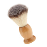 Men Beards Moustache Shaving Brush Bowl Stand Holder Set Kit Alloy + Wood