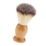 Men Beards Moustache Shaving Brush Bowl Stand Holder Set Kit Alloy + Wood