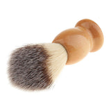 Men Beards Moustache Shaving Brush Bowl Stand Holder Set Kit Alloy + Wood