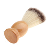 Men Beards Moustache Shaving Brush Bowl Stand Holder Set Kit Alloy + Wood