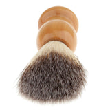 Men Beards Moustache Shaving Brush Bowl Stand Holder Set Kit Alloy + Wood