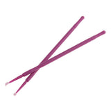 Maxbell Maxbell 100 Pieces Disposable Eyelash Extension Micro Brushes Applicators Mascara Purple