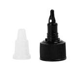 Maxbell Maxbell 30ml Non-Squeeze Clear Plastic Empty Tattoo Ink Pigment Color Shader Mixing Bottles Non-Leak Twist Cap Bottles Pack of 10PCS