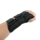 Maxbell Maxbell Black Wrist Splint Brace Support Carpal Sprain Strain Arthritis Relief Wrap L-Left
