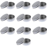 Maxbell 10x 20ml Empty Round Cosmetic Cream Lip Balm Screw Lid Tin Container Jars #A