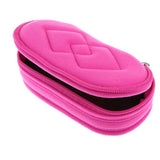 Maxbell Maxbell 5 Slots Velvet Essential Oils Carrying Case Shockproof Organizer Bag Rose Red