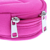 Maxbell Maxbell 5 Slots Velvet Essential Oils Carrying Case Shockproof Organizer Bag Rose Red