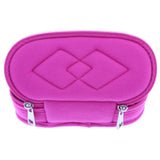 Maxbell Maxbell 5 Slots Velvet Essential Oils Carrying Case Shockproof Organizer Bag Rose Red