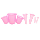 Maxbell Maxbell 7 Piece Silicone Vacuum Massager Cupping Anti-cellulite Massage Cup S M L XS Pink