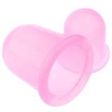 Maxbell Maxbell 2 Pieces Silicone Vacuum Massager Cupping Anti-cellulite Massage Cups M L Pink