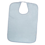 Maxbell Maxbell Adult Disability Bib Mealtime Cloth Protector Apron Waterproof light blue