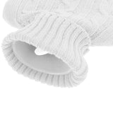 Maxbell Maxbell Thick Soft Knitted Cover Case For 2000ml Rubber Hot Water Bottle Bag White