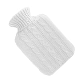 Maxbell Maxbell Thick Soft Knitted Cover Case For 2000ml Rubber Hot Water Bottle Bag White