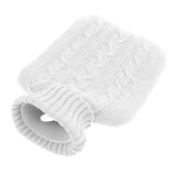 Maxbell Maxbell Thick Soft Knitted Cover Case For 2000ml Rubber Hot Water Bottle Bag White