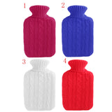 Maxbell Maxbell Thick Soft Knitted Cover Case For 2000ml Rubber Hot Water Bottle Bag White