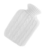 Maxbell Maxbell Thick Soft Knitted Cover Case For 2000ml Rubber Hot Water Bottle Bag White