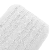 Maxbell Maxbell Thick Soft Knitted Cover Case For 2000ml Rubber Hot Water Bottle Bag White