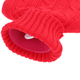 Maxbell Maxbell Thick Soft Knitted Cover Case For 2000ml Rubber Hot Water Bottle Bag Red