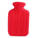 Maxbell Maxbell Thick Soft Knitted Cover Case For 2000ml Rubber Hot Water Bottle Bag Red