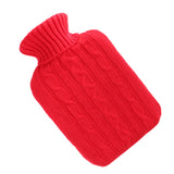 Maxbell Maxbell Thick Soft Knitted Cover Case For 2000ml Rubber Hot Water Bottle Bag Red