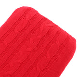 Maxbell Maxbell Thick Soft Knitted Cover Case For 2000ml Rubber Hot Water Bottle Bag Red