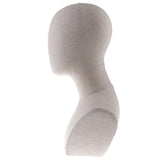 2pcs Mannequin Manikin Head Jewelry Wigs Glasses Hat Hairband Display Stand