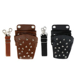 Maxbell Maxbell Soft Salon Hairdressing Cutting Scissors Shear Comb Tools Bag Belt Holster Brown