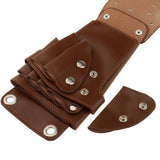 Maxbell Maxbell Soft Salon Hairdressing Cutting Scissors Shear Comb Tools Bag Belt Holster Brown