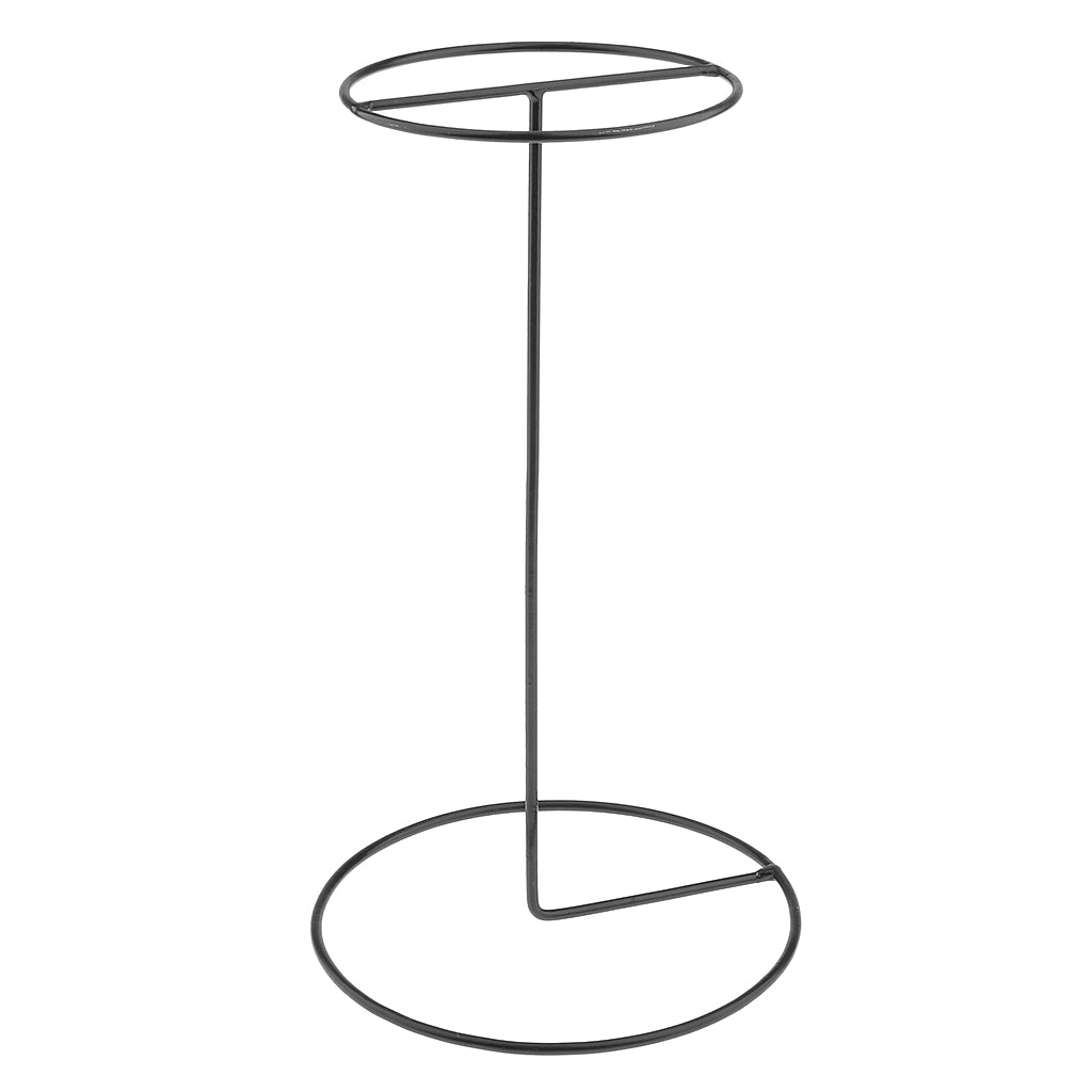 Maxbell Maxbell Stable Metal Hat Cap Storage Display Holder Hair Wigs Rack Stand Tool Black