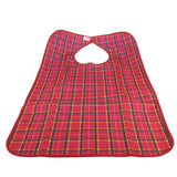 Maxbell Maxbell Waterproof Adults Elder Mealtime Cloth Protector Disability Aid Bib Red