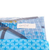 Maxbell Waterproof Bib Adult Mealtime Cloth Protector Disability Aid Apron Blue Grid - Aladdin Shoppers