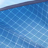 Maxbell Waterproof Bib Adult Mealtime Cloth Protector Disability Aid Apron Blue Grid - Aladdin Shoppers