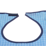 Maxbell Waterproof Bib Adult Mealtime Cloth Protector Disability Aid Apron Blue Grid - Aladdin Shoppers