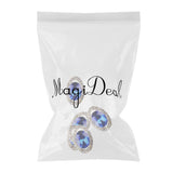 Maxbell Maxbell 10pcs 3D Nail Art Tips Sticker Nail Gems Cellphone Case DIY Decoration Blue