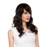 Black Natural Women Human Hair Long Full Wigs Curly Cosplay Wig Hairpiece
