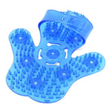 Maxbell Maxbell Palm 9 Balls Body Massager Massage Glove Hand Held Stress Tension Relief Blue