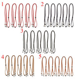 Maxbell Maxbell 5 Pieces Adjustable Velvet Eyeglass Cord Neck Strap Sunglasses Lanyard Red