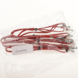 Maxbell Maxbell 5 Pieces Adjustable Velvet Eyeglass Cord Neck Strap Sunglasses Lanyard Red