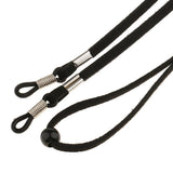 Maxbell Maxbell 5 Pieces Adjustable Velvet Eyeglass Cord Neck Strap Sunglasses Lanyard Black